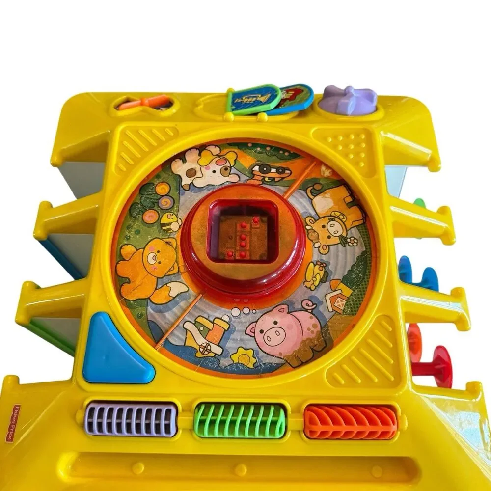 Fisher Price Incrediblock Activity Cube‎ With 26 Peek A Boo Blocks